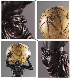 Resina creativa Europea decoración del hogar artesanías personajes míticos griegos escultura modelo ornamento pintura para propósito de recuerdo - Product Image 5