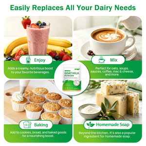 Leche de Cabra en Polvo de Grado Alimenticio, Fórmula Fácil de Digerir, Sin Gluten, Sin OMG, de Pastoreo, Rica en Proteínas y <span class=keywords><strong>Calcio</strong></span>, Marca Privada Itawel - Product Image 3