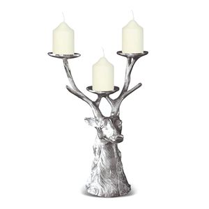 Soportes de asta de aluminio, portavelas con votivo de vidrio para decoración de centros de mesa - Product Image 6