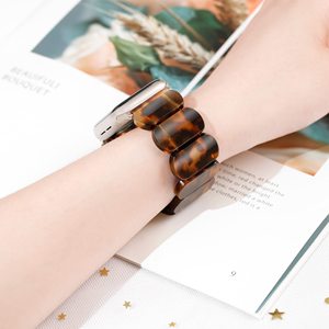 <span class=keywords><strong>Bracelet</strong></span> en résine élastique pour <span class=keywords><strong>Apple</strong></span> <span class=keywords><strong>Watch</strong></span> 38 <span class=keywords><strong>40</strong></span> 41 <span class=keywords><strong>Mm</strong></span> Iwatch Ultra 2 <span class=keywords><strong>Se</strong></span> 9 8 7 Vintage Tortoiseshell Stretchy <span class=keywords><strong>Bracelet</strong></span> - Product Image 5