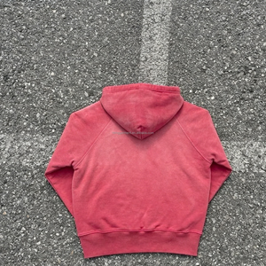 High Quality Vintage Sun Faded No <b>String</b> Pocket Pullover Sweatshirt Custom Heavyweight 400gsm Stone Acid Washed <b>Hoodie</b> Men - Product Image 2