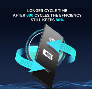 بطارية هاتف محمول سوداء عالية السعة مخصصة لآيفون 5S و6 و6S و7 و8 بلس وX، بطارية ليثيوم مخصصة لآيفون SE متوفرة في المخزون - Product Image 3