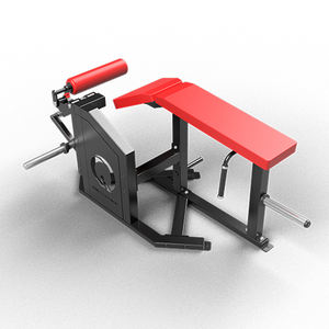 Machine de musculation professionnelle QLI QPLC078 à double fonction, à charge libre, pour soulevé de cuisse et extension de jambe, pour usage commercial en salle de sport - Product Image 6