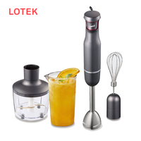 Mixeur plongeant portable 700W à commande par bouton-poussoir, boîtier en plastique, étanche, faible bruit, pour smoothies domestiques