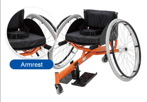 AMAIN <span class=keywords><strong>Fauteuil</strong></span> <span class=keywords><strong>roulant</strong></span> de <span class=keywords><strong>tennis</strong></span> en aluminium manuel AM784L-36 pour le sport <span class=keywords><strong>Fauteuil</strong></span> <span class=keywords><strong>roulant</strong></span> de <span class=keywords><strong>tennis</strong></span> léger à vendre - Product Image 4