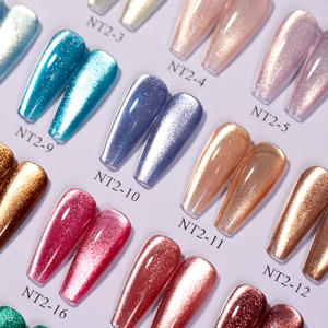 AILANUO nueva moda finales de otoño ojo de gato esmalte de uñas Gel cuentas de vidrio 30 colores caramelo Castaño marrón luz flotante UV Gel - Product Image 3