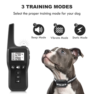 <span class=keywords><strong>1000M</strong></span> wiederauf ladbar wasserdicht mit Vibration Sound Beep aus strap azier fähigem Kunststoff Anti Bark mit Fernbedienung - Product Image 4