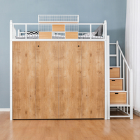 Meubles de chambre à coucher personnalisés, style nordique blanc, multifonctionnels, modernes, sûrs et simples, en acier thermolaqué KD, vente chaude