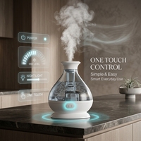 Humidificateur ultrasonique compact HD160, diffuseur d'huiles essentielles de bureau, brumisateur portable pour la maison, le bureau et l'armoire