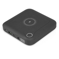 PD QC3.0 60W Chargeur rapide 24000mAh Italie Socket Standard Wireless Power Bank pour Macbook 16 pouces et autres appareils numériques