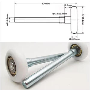Nylon-Garagentorrollen mit Lager und Welle, Garagenrollen, Ersatz-Türbeschläge Vollständige Größentabelle & Auswahlhilfe - Product Image 2