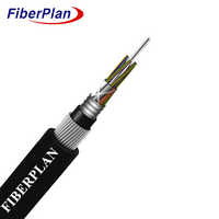Câble GYTA33 4 6 8 12 24 48 96 Noyaux G652D SM MM Câble à fibre optique blindé en acier toronné sous-marin