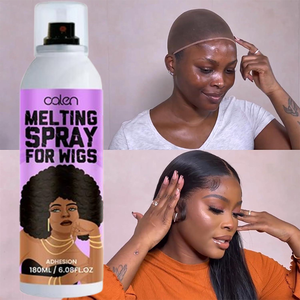 Luxfume 180ml vente en gros longue durée forte tenue perruque colle adhésive organique et végétalien imperméable à l'eau dentelle tenant spray fondant - Product Image 4