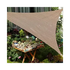 Custom Size Polyester White Triangle And Rectangle Outdoor Rain Proof Sunshade Sail For Sale
