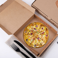 Boîte à pizza pour la restauration, les plats à emporter, emballage alimentaire, boîte de 10, 12, 14, 18, 24 pouces, carton d'emballage pour pizza