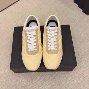 Chaussures de sport de luxe de haute qualité Marque CC Chaussures de marche pour femmes, Chaussures décontractées tendance et polyvalentes en forme de diamant - Product Image 2