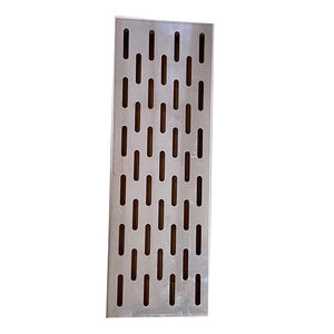 Anpassbare Edelstahl Kanalisation Abdeckplatte Muster Mühle Finish Kunden spezifische Höhe Metall Baumaterial - Product Image 1