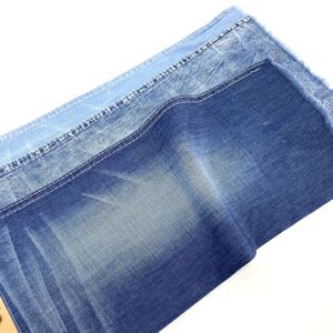 Tela <span class=keywords><strong>Denim</strong></span> de Algodón Orgánico con Tinte Natural Certificado al por Mayor, 100% Algodón, 4-5 oz, Tela <span class=keywords><strong>Denim</strong></span> Ligera - Product Image 4