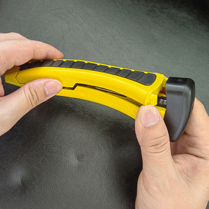 Tiện ích dao kim loại hợp kim xử lý với cao su có thể thu vào lưỡi có thể thay đổi lợp nhựa hộp carton dao cắt - Product Image 4