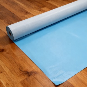 Logo personalizzato 25m 50m autoadesivo riutilizzabile protezione <span class=keywords><strong>impermeabile</strong></span> del pavimento rotolo pellicola in poliestere fogli goccia <span class=keywords><strong>per</strong></span> pittura - Product Image 1