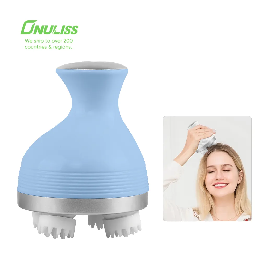 Shower Waterproof Electric Scalp Massager New Massager Head Massager Wireless One Button Easy Use
