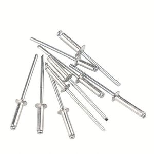 Rivets en aluminium légers à tête ronde, fabrication directe usine, pour l'électronique, l'automobile, l'aéronautique et la quincaillerie de tôlerie - Product Image 1
