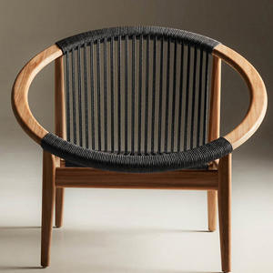 Outdoor Solid Wood Woven Rattan Teak Villa Solid Wood <strong>Chair</strong> Restaurant Furniture Outdoor Dining <strong>Chairs</strong> - Product Image 5