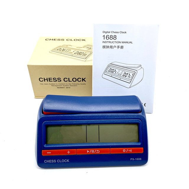 CHRT Portable Digital Chess Clock Multipurpose Chessboard Competition Chess Timer for Board Games and Chess