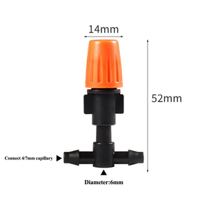 YS brumisateur pour jardin pelouse Irrigation plastique goutteur d'eau pulvérisateur buse de connexion automatique brouillard d'eau buse de pulvérisation ou ferme - Product Image 2