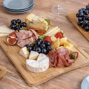 <span class=keywords><strong>Grande</strong></span> <span class=keywords><strong>planche</strong></span> à découper en bambou pour fromage, <span class=keywords><strong>charcuterie</strong></span>, pizza, pain, plateau à découper de cuisine, cadeaux parfaits pour la fête des mères, vente en gros - Product Image 2