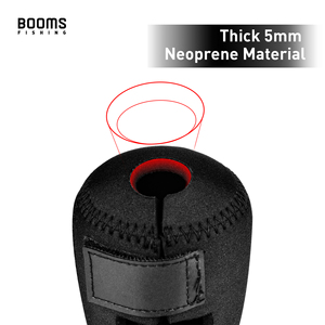 Funda Protectora Impermeable de Neopreno para Carretes de Pesca Booms Fishing RC1 Negra, para Carretes Convencionales de 50-10000, Tamaños S/M/L/XL - Product Image 4