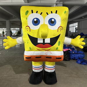 Vente en gros Costume de mascotte personnage de dessin animé gonflable <span class=keywords><strong>Patrick</strong></span> Star Sponge-<span class=keywords><strong>Bob</strong></span> SquarePants Costumes de mascotte pour spectacle de fête - Product Image 1