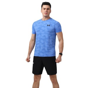 T-shirt Sportiva da Uomo in Seta Ghiaccio a Rapida Asciugatura, Vestibilità Larga, per Fitness, Corsa, Allenamento Estivo, Casual, a Maniche Corte - Product Image 5