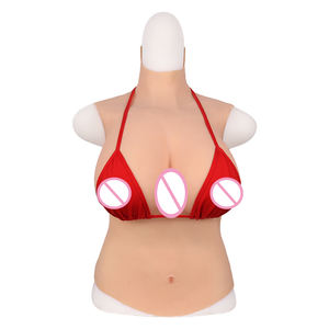 Sıcak satmak katı yarım vücut silikon protez meme gerçek meme CD çapraz soyunma büyük meme seks oyuncakları ürün adam kadınlar için - Product Image 1