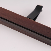 Désodorisant voiture de luxe en bois de noyer et zinc, clip magnétique avec aromathérapie solide pour décoration intérieure