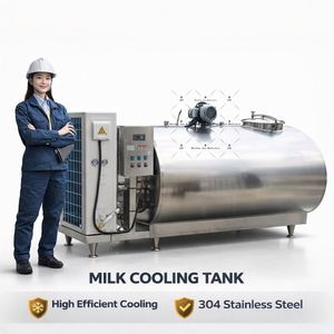 Customizedin Sizes Stainless Steel Aseptic Milk Receiving Storage <b>Cooling</b> Tanks for Milk Transport - Product Image 5