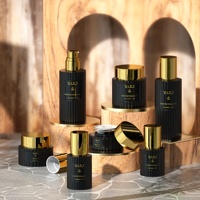 Flacon en verre à émulsion liquide, avec ligne verticale, pour essence, lotion, crème, avec pulvérisateur à pression, flacon séparé