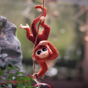 Creative and cute cartoon animal <b>swing</b> ornament—ideal for outdoor pastoral gardens villa courtyards home decor - Product Image 3