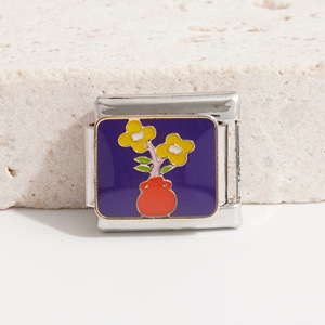 Pulsera Modular de Acero Inoxidable, Diseño de Dibujos Animados, Joyería Unisex, Accesorio de Moda - Product Image 2