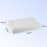 Oreiller à Mémoire de Forme en B, Oreiller Cervical Orthopédique Anti-Ronflement pour Dormeur