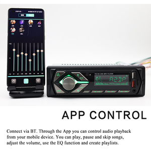 최신 프라이빗 모델 2USB BT AUX 12V 24V OEM 오토라디오 1DIN MP3 카 라디오 카 오디오 시스템 - Product Image 3
