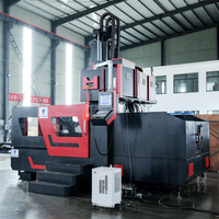 Fresadora de pórtico automática de 5 ejes con control CNC GSK, husillo único BT40, modelo GMC1616, fabricada en China