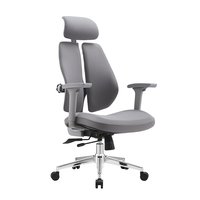 Stock prêt à l'usine chaise de bureau avec appui-tête chaise d'ordinateur à domicile chaises de personnel en maille conférence pivotante