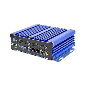 Itx automazione Pc 2 Lan Port 4Com Mini Pc robusto auto incorporato Computer con 2 * lan supporto 4g fanless industriale pc