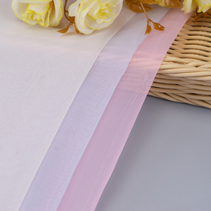 5mm 140cm ipek organze kumaş düğün ipek kumaş ipek organze - Product Image 4