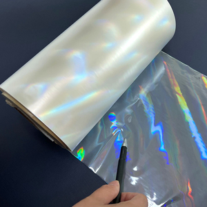 Rollo de Película de Laminación Térmica BOPP Mate Suave de Venta Directa de Fábrica Tian <span class=keywords><strong>Bao</strong></span>, Gráfico de Barras Reflectante de 45 Grados, Holográfico Cosmético - Product Image 4