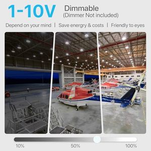 Highbay <b>Light</b> 36000LM 277-480AC 3Watt 5' Cord IP65 Waterproof Dimmable <b>Sensor</b> Industrial Workshop Warehouse 5-Year Warranty - Product Image 4