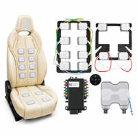 Pijat Punggung Mobil dengan 12 Kantung Udara TPU, Penyangga Pinggang 4 Arah, dan Modul Multi-Mode 3 Kecepatan Senyap untuk Kendaraan dan Sofa