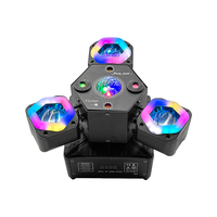 Projecteur LED Laser Stroboscopique à Trois Bras Mobiles 80W, Prêt à l'Expédition, Prix Intégré Usine Chine