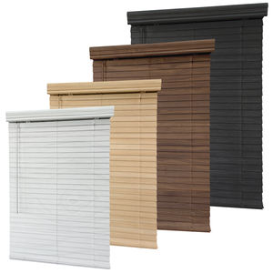 خدمات مخصصة ستائر خشبية مزيفة لاسلكية من الخشب الأعمى للنوافذ - Product Image 1